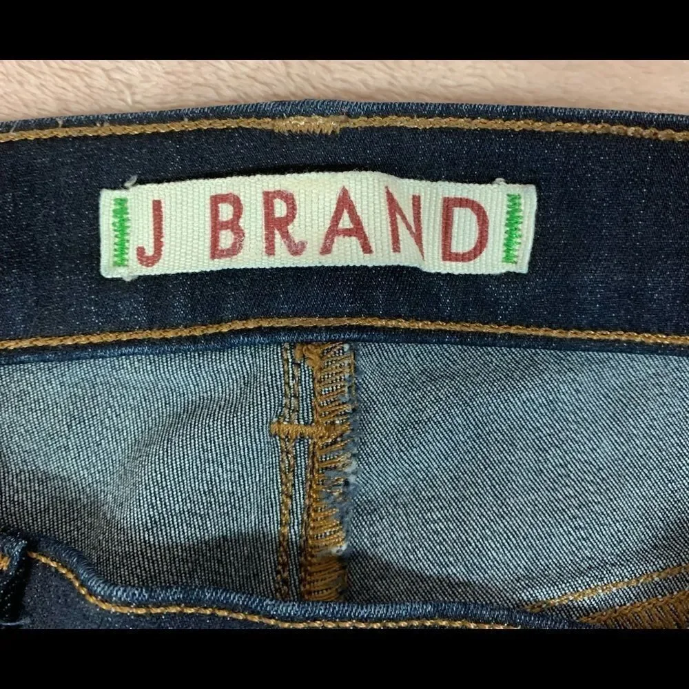J‎ Brand Mid Rise Super Skinny in Starless Jeans Womens 25